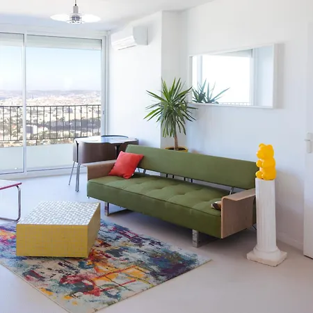 Panoramic View Of Marseille For Two Apartment Exterior photo
