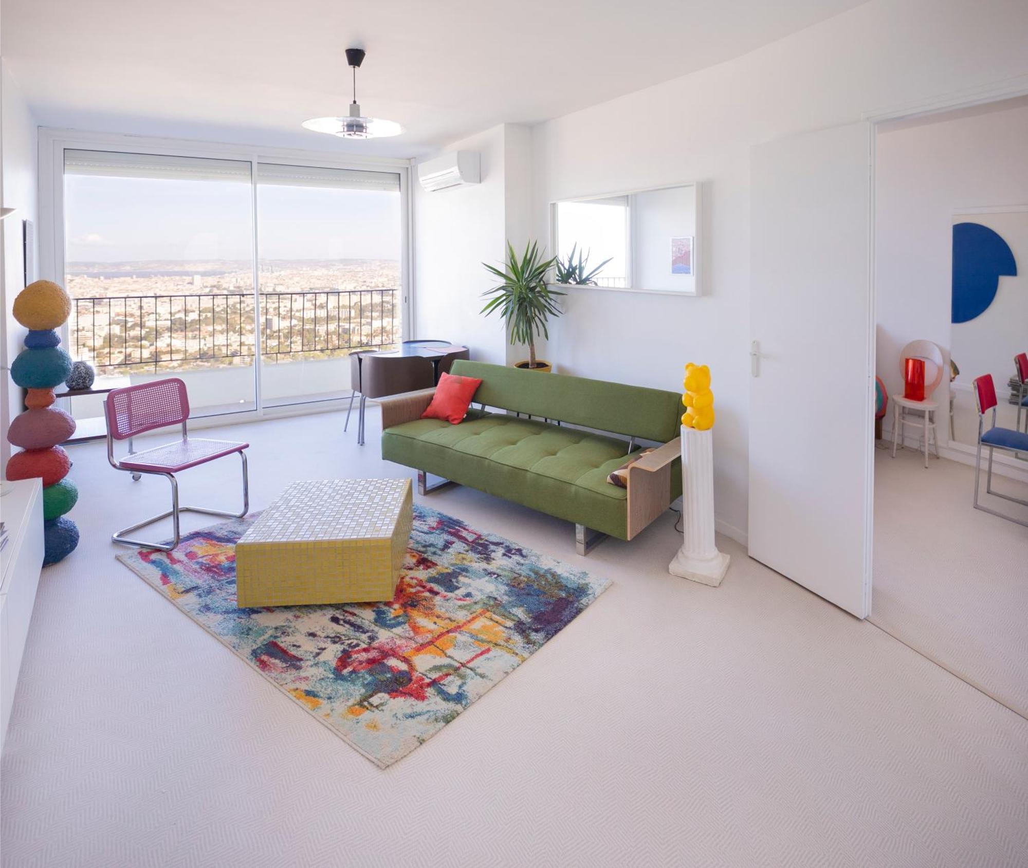 Apartment Panoramic View Of For Two